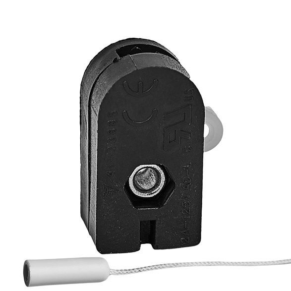 Dragströmställare, 1-pol, svart