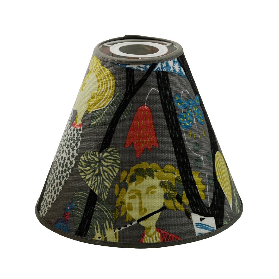 Hallbergs Belysning Melodi Lampsk&auml;rm Gr&aring; 22 cm