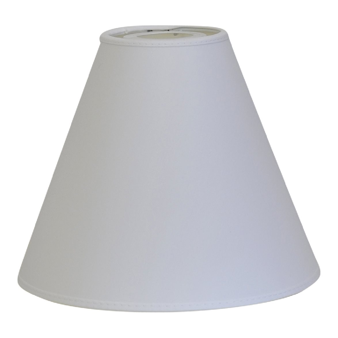 Hallbergs Belysning Chintz Lampsk&auml;rm Vit 22 cm