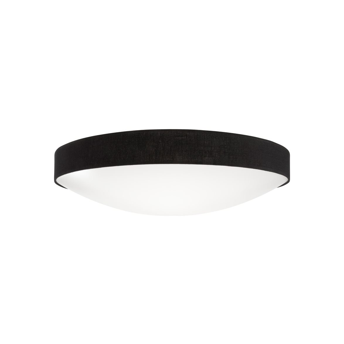 Konsthantverk Kant plafond 55 cm svart | Inomhusbelysning - Taklampor - Plafonder | Lampspecialisterna