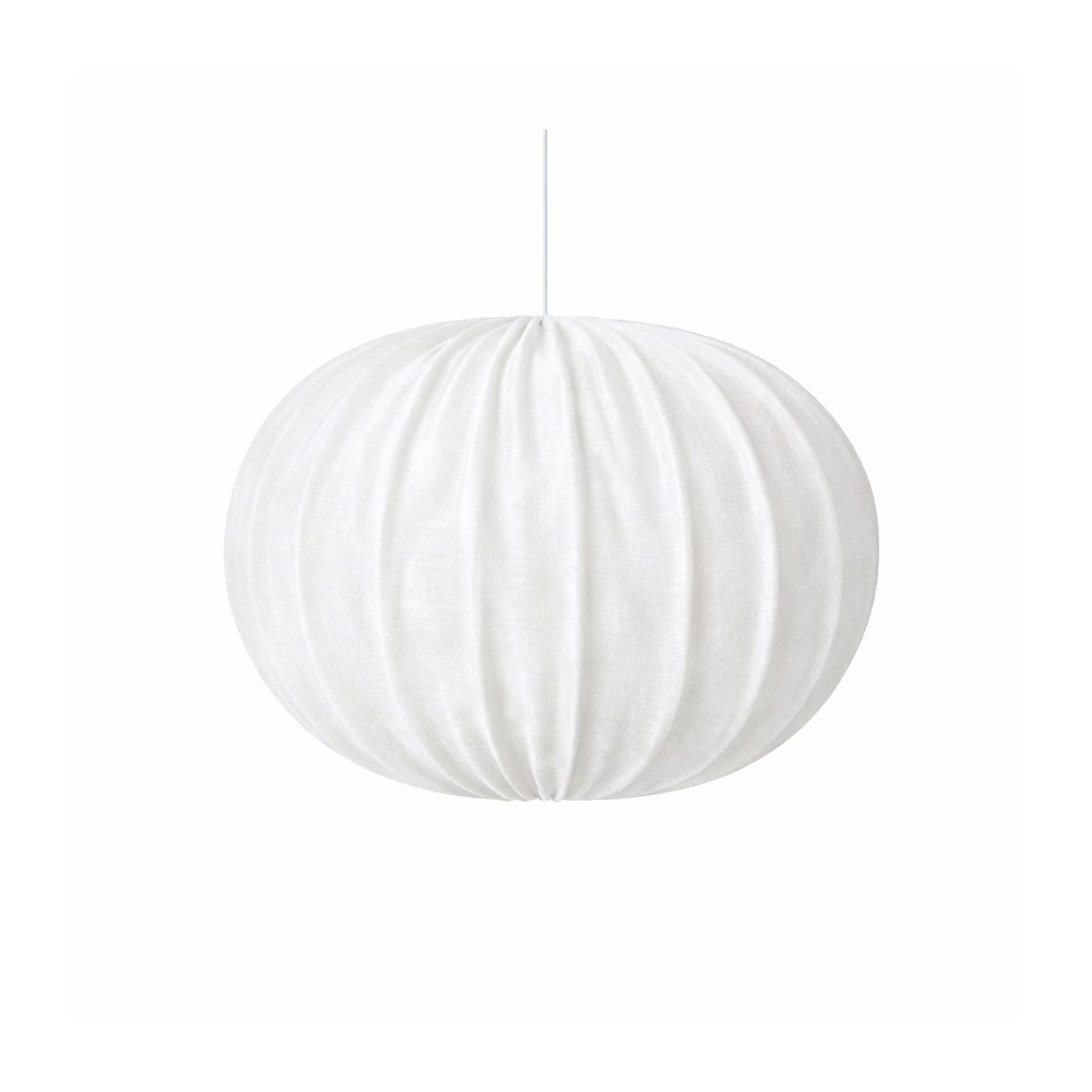 BERGO Lampskärmar Ball lampskärm 59 Panama Velvet White | Lampskärmar - Skärmar taklampor | Lampspecialisterna