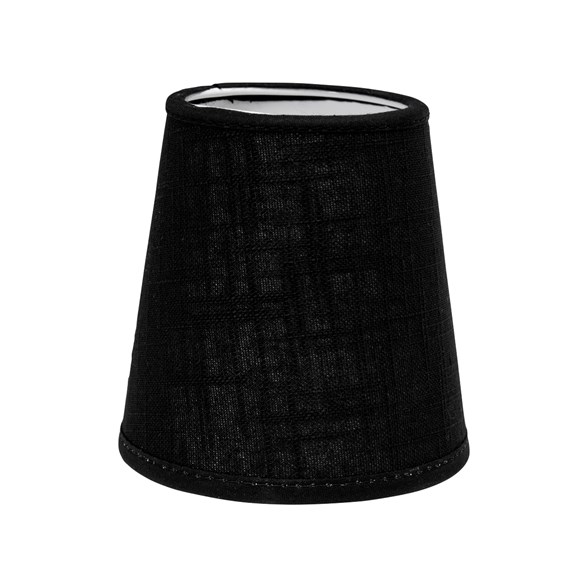 Queen Lampskärm Classico Svart 10cm