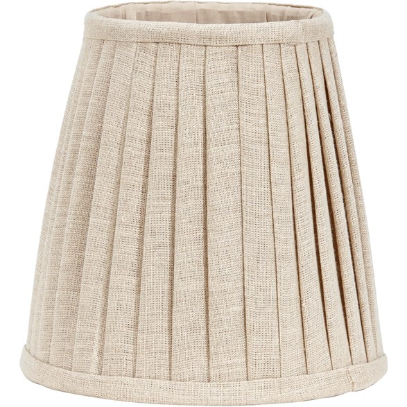 Cia Toppringskärm Plissé Natur 20cm