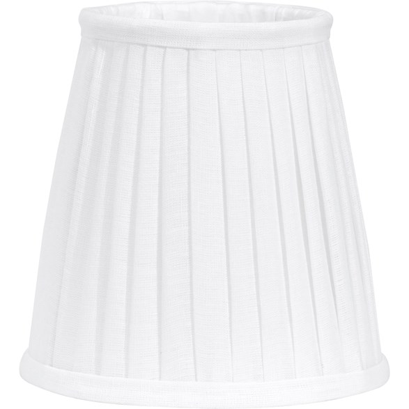 Cia Toppringskärm Plissé White 20cm