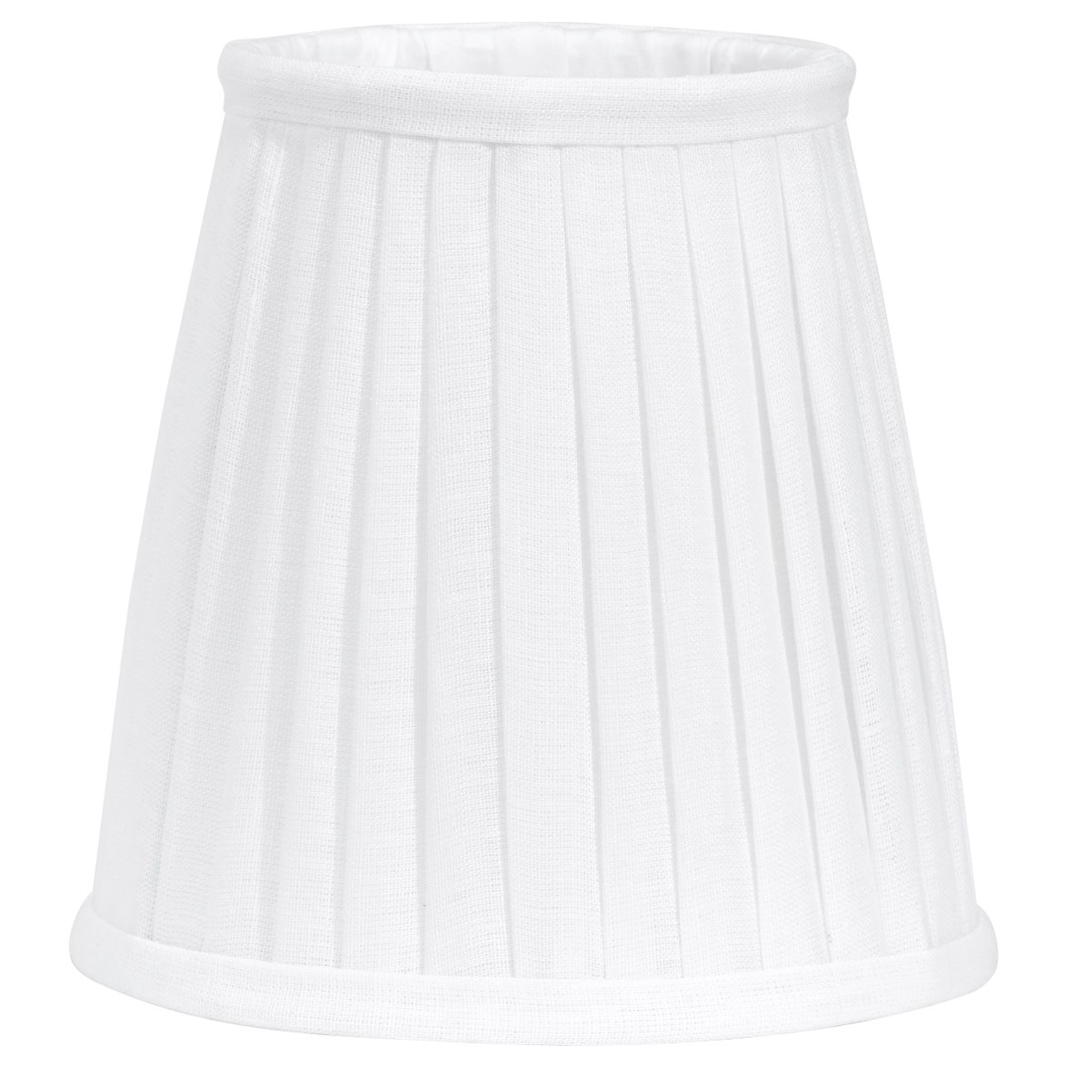 PR Home Cia toppringsk&auml;rm, pliss&eacute; vit 20cm