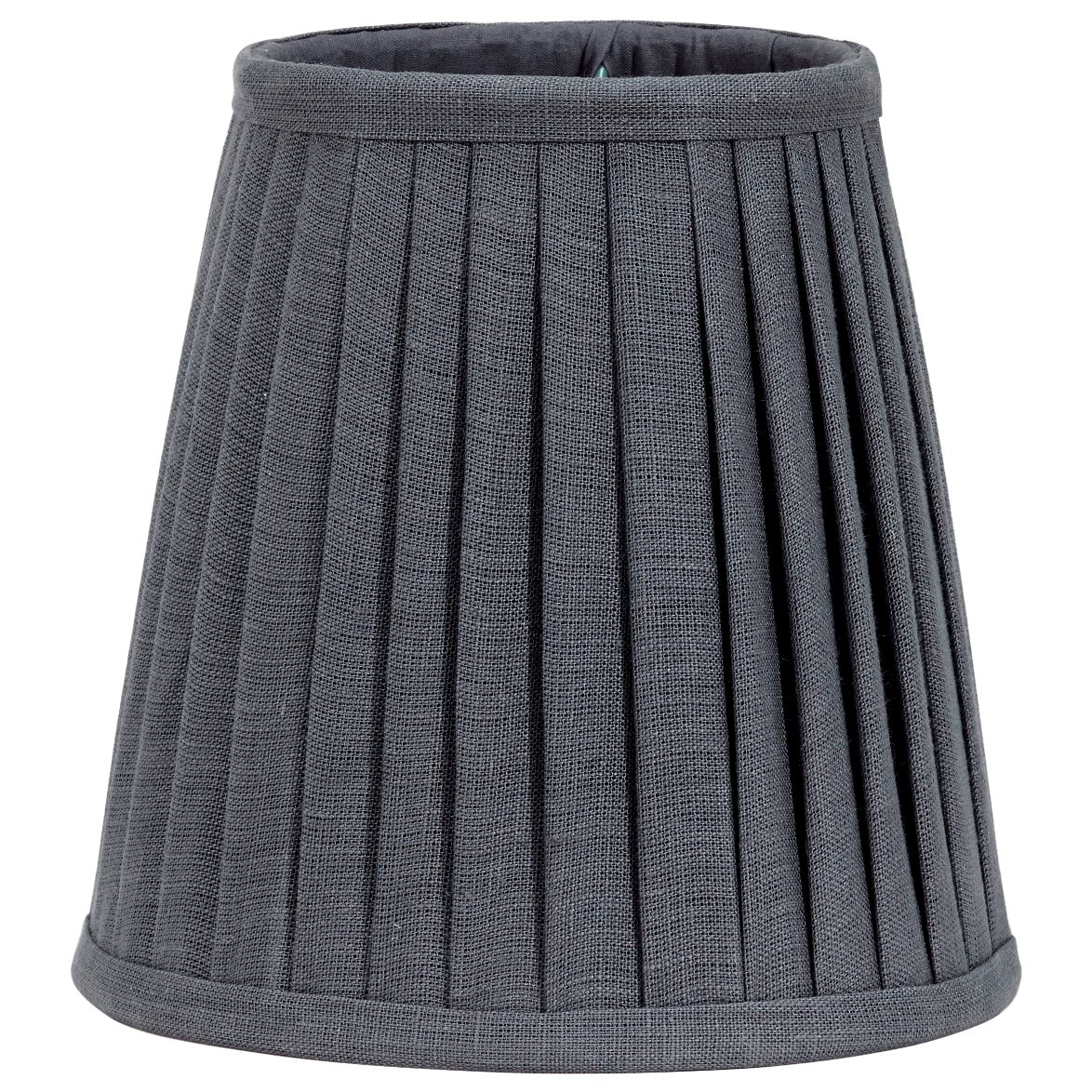 PR Home Cia toppringskärm, plissé grå 20cm | Lampskärmar - Lampskärm läslampor | Lampspecialisterna