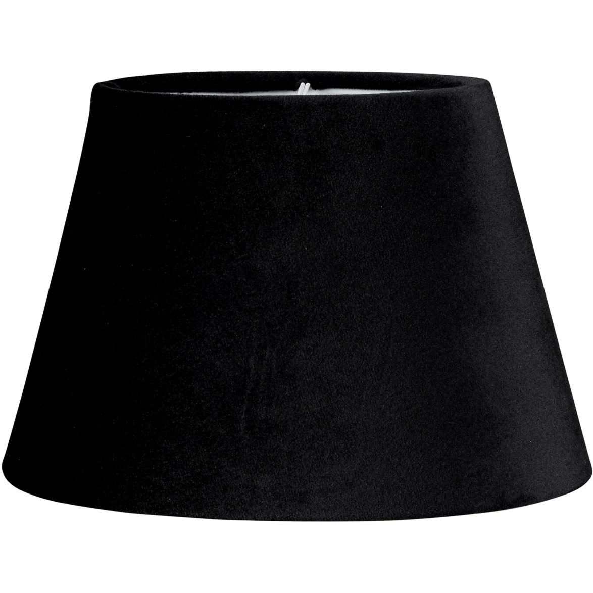 PR Home Oval Sammet Svart 20cm