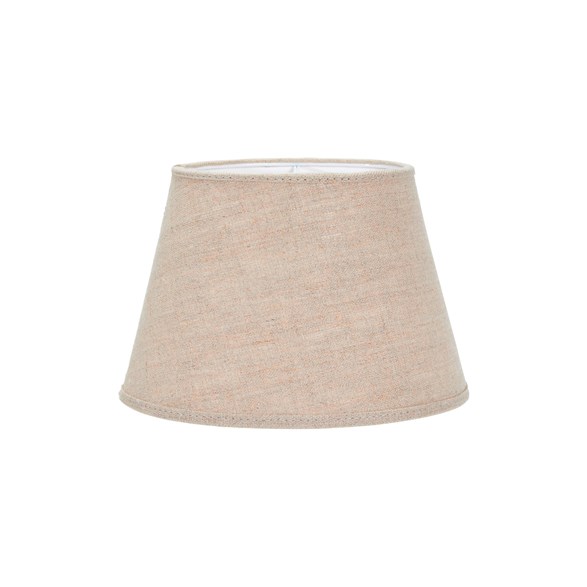 Oval Lampskärm Lin Natur 20cm