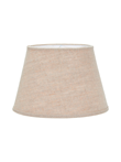 Oval Lampskärm Lin Natur 20cm