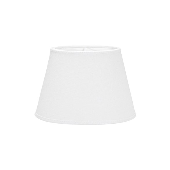 Oval Lampskärm Lin Offwhite 25cm
