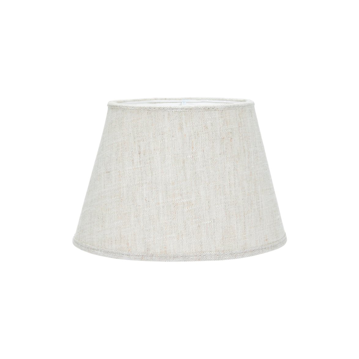 PR Home Oval Lampsk&auml;rm Lin Natur/vit 42cm
