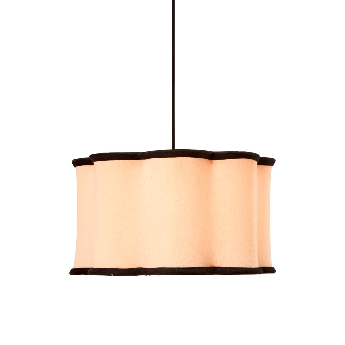 PR Home Judy lampskärm Natur/svart 35cm | Lampskärmar - Lampskärm bordslampor | Lampspecialisterna