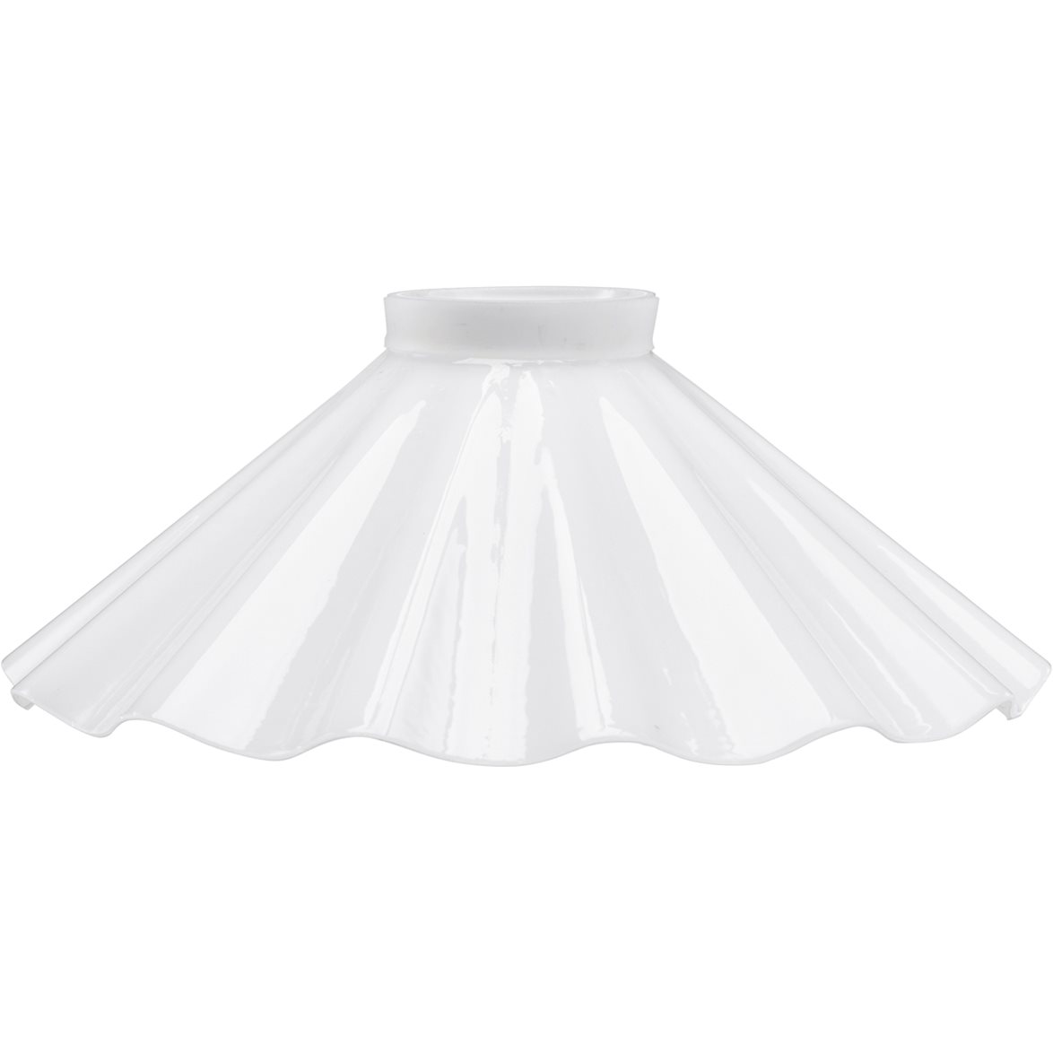 PR Home August Lampsk&auml;rm Opal veckad 25cm