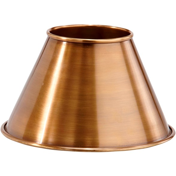 Classic Metallskärm Antikmässing 22cm