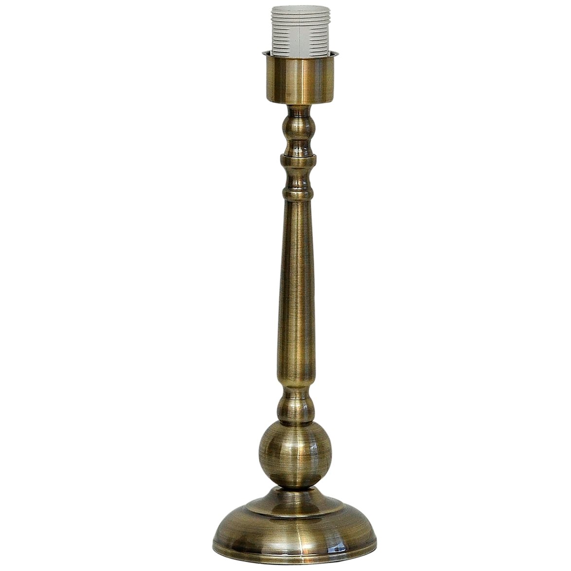 Hallbergs Belysning Livorno Lampfot Antik m&auml;ssing 11cm