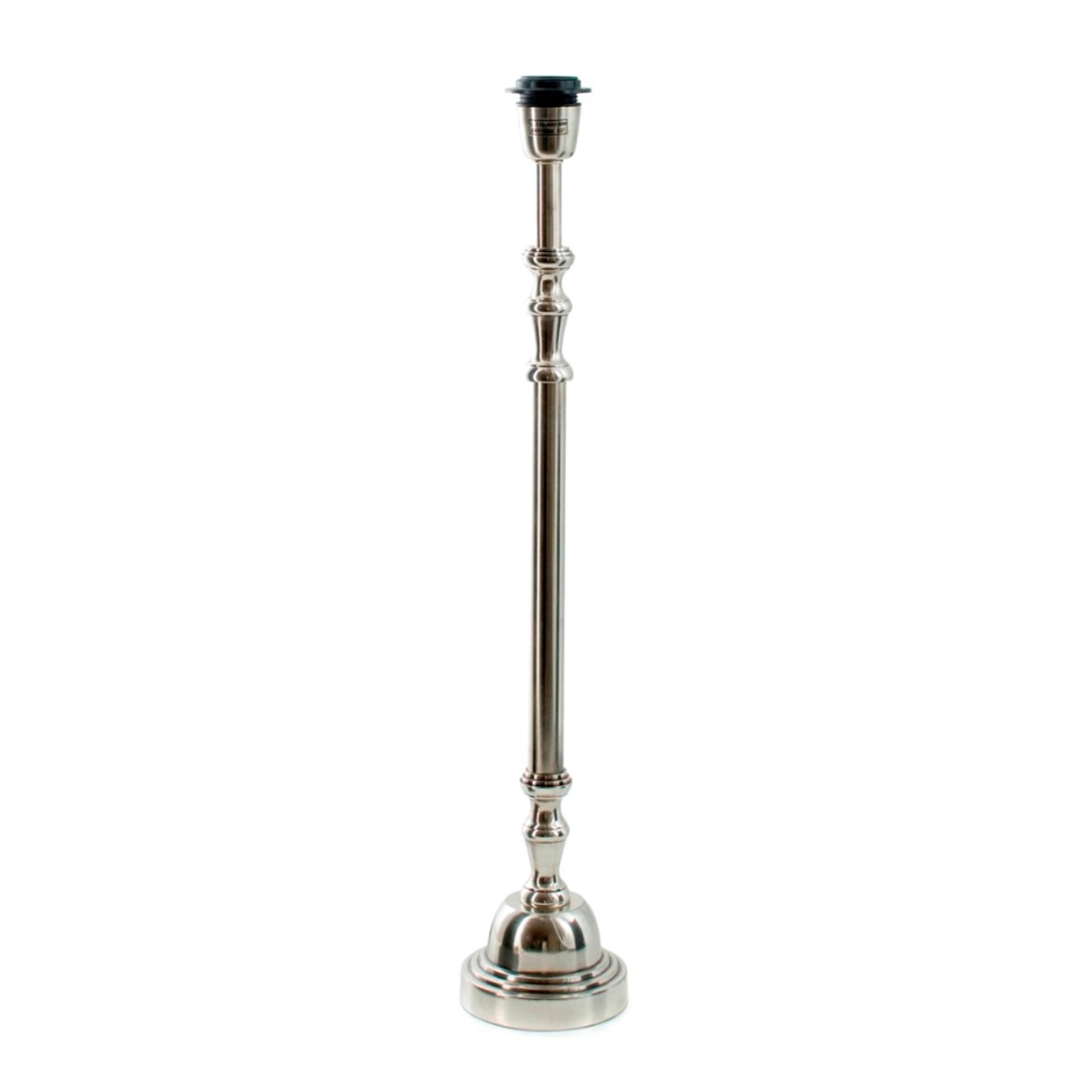 Hallbergs Belysning Anna Lampfot Antik silver 11,5cm | Inomhusbelysning - Bordslampor - Lampfötter | Lampspecialisterna