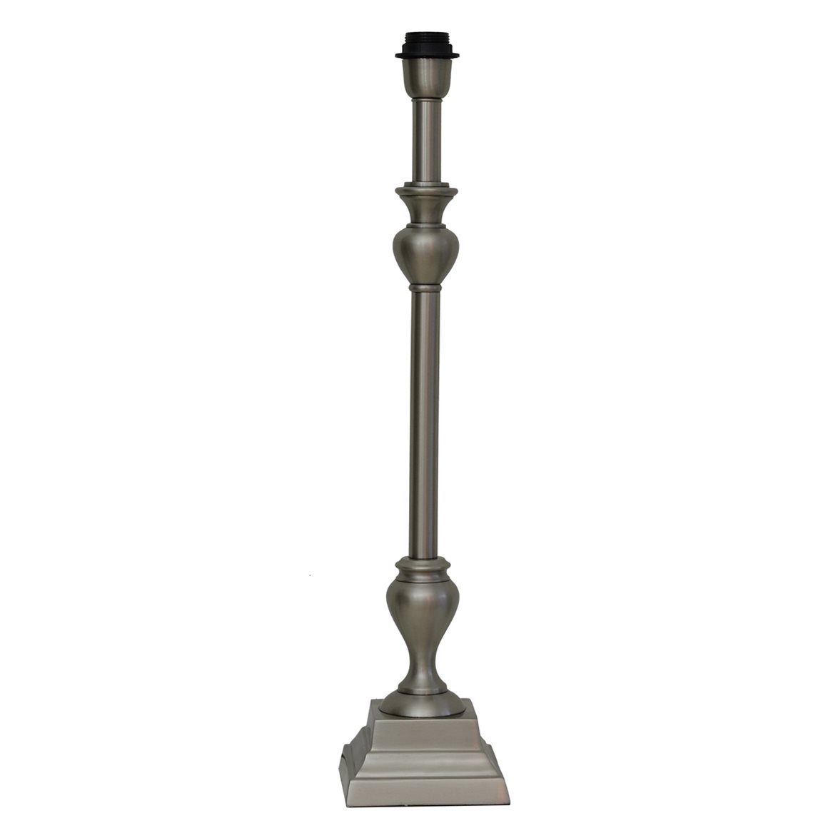 Hallbergs Belysning Durban Lampfot Antik silver 14cm