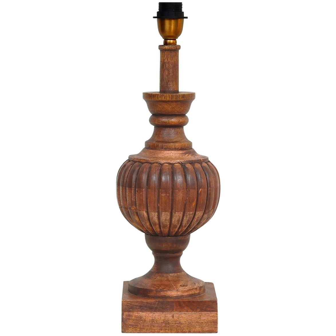 Hallbergs Belysning Louis Lampfot &Aring;ldrat tr&auml; 15,5cm