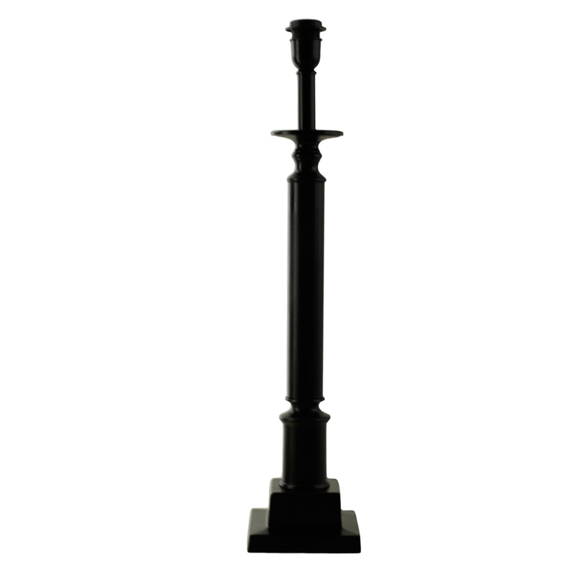 Hallbergs Belysning Penfold Lampfot H&ouml;g Antik svart 15,5cm