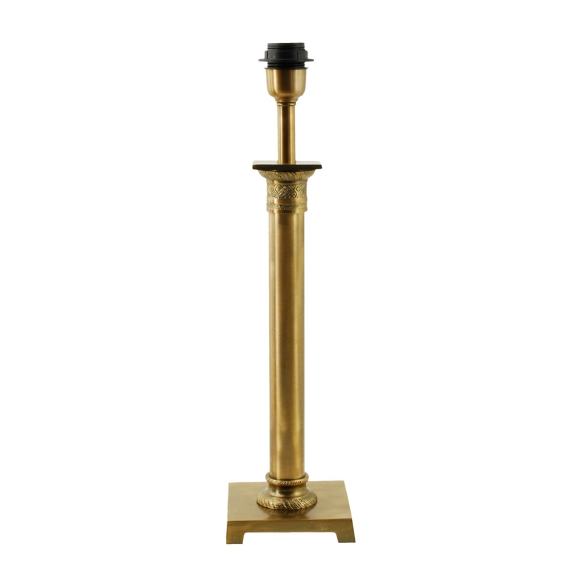 Hallbergs Belysning Palermo Lampfot L&aring;g Oxid 11cm