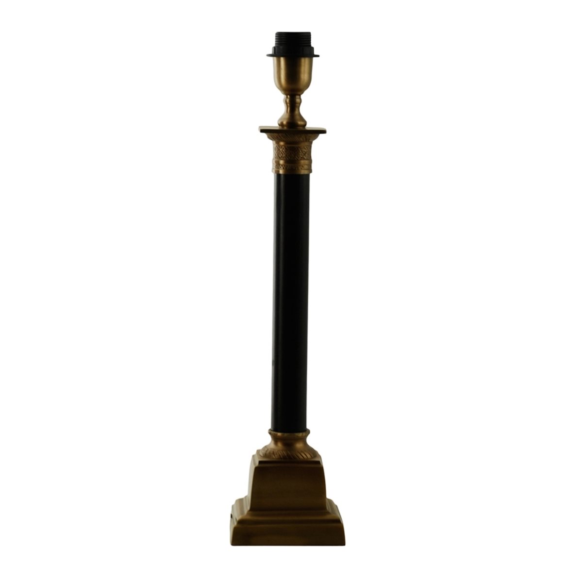 Hallbergs Belysning Boscolo Lampfot L&aring;g Svart/oxid 12cm