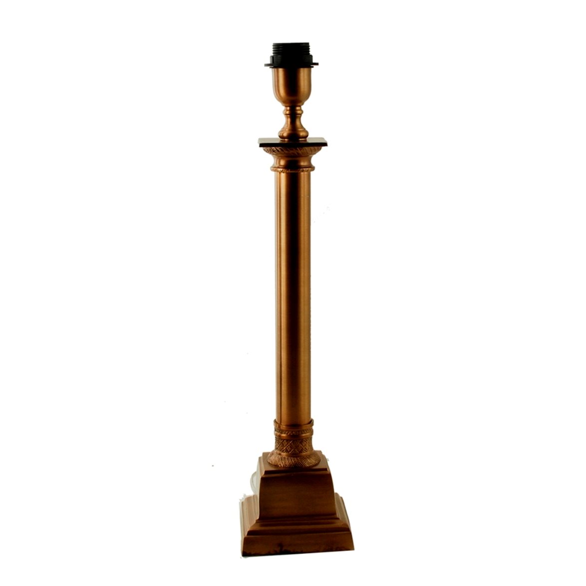 Hallbergs Belysning Boscolo Lampfot L&aring;g Oxid 12cm