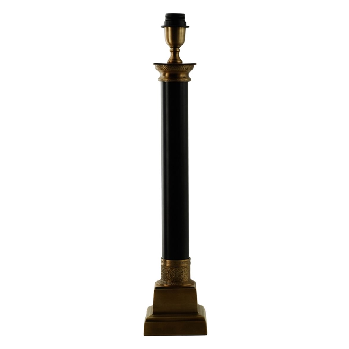 Hallbergs Belysning Boscolo Lampfot H&ouml;g Svart/oxid 13cm