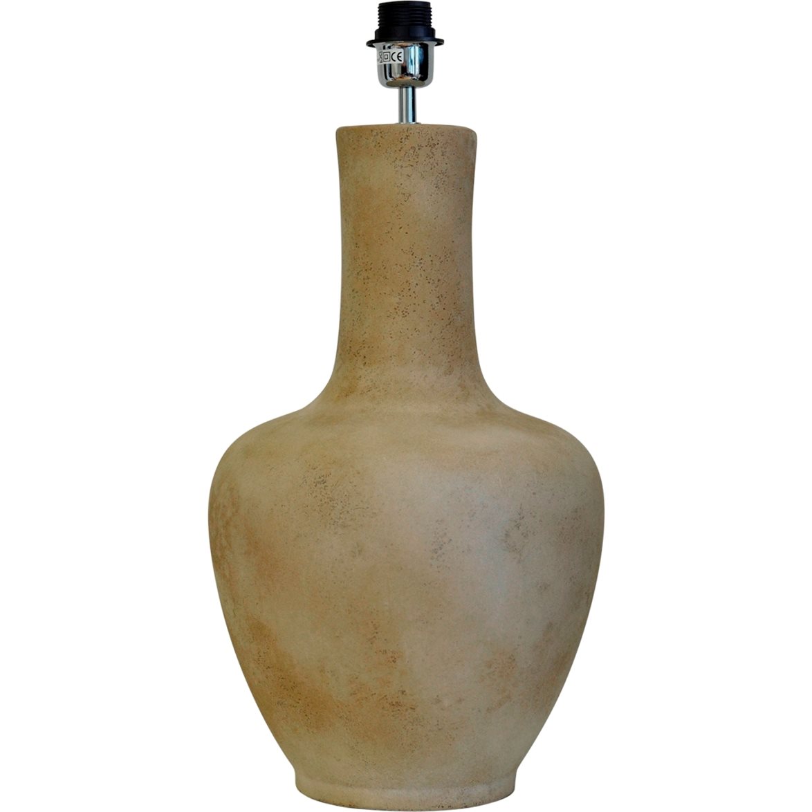 Hallbergs Belysning Dilbar Lampfot Sand/ljusgr&aring; 27cm