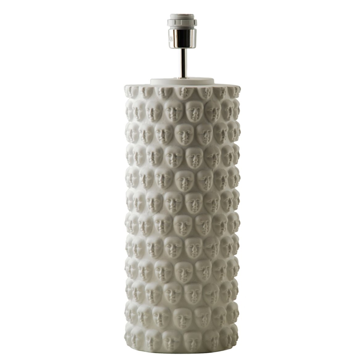 Hallbergs Belysning Faces Lampfot Vit 18cm | Inomhusbelysning - Bordslampor - Lampfötter | Lampspecialisterna