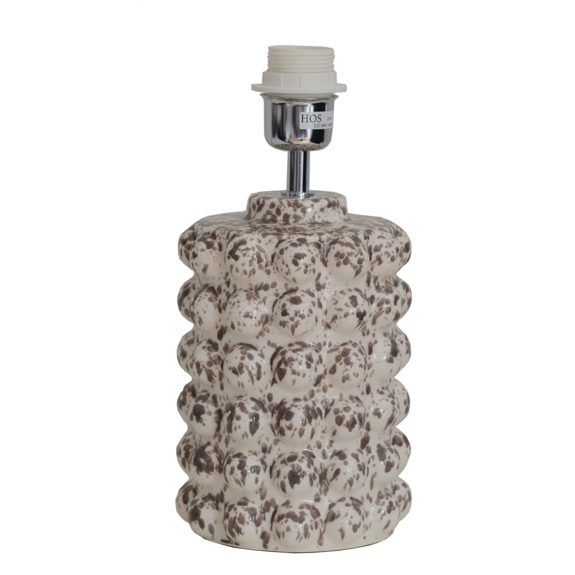 Hallbergs Belysning Bubbels Lampfot S Stracciatella 15cm