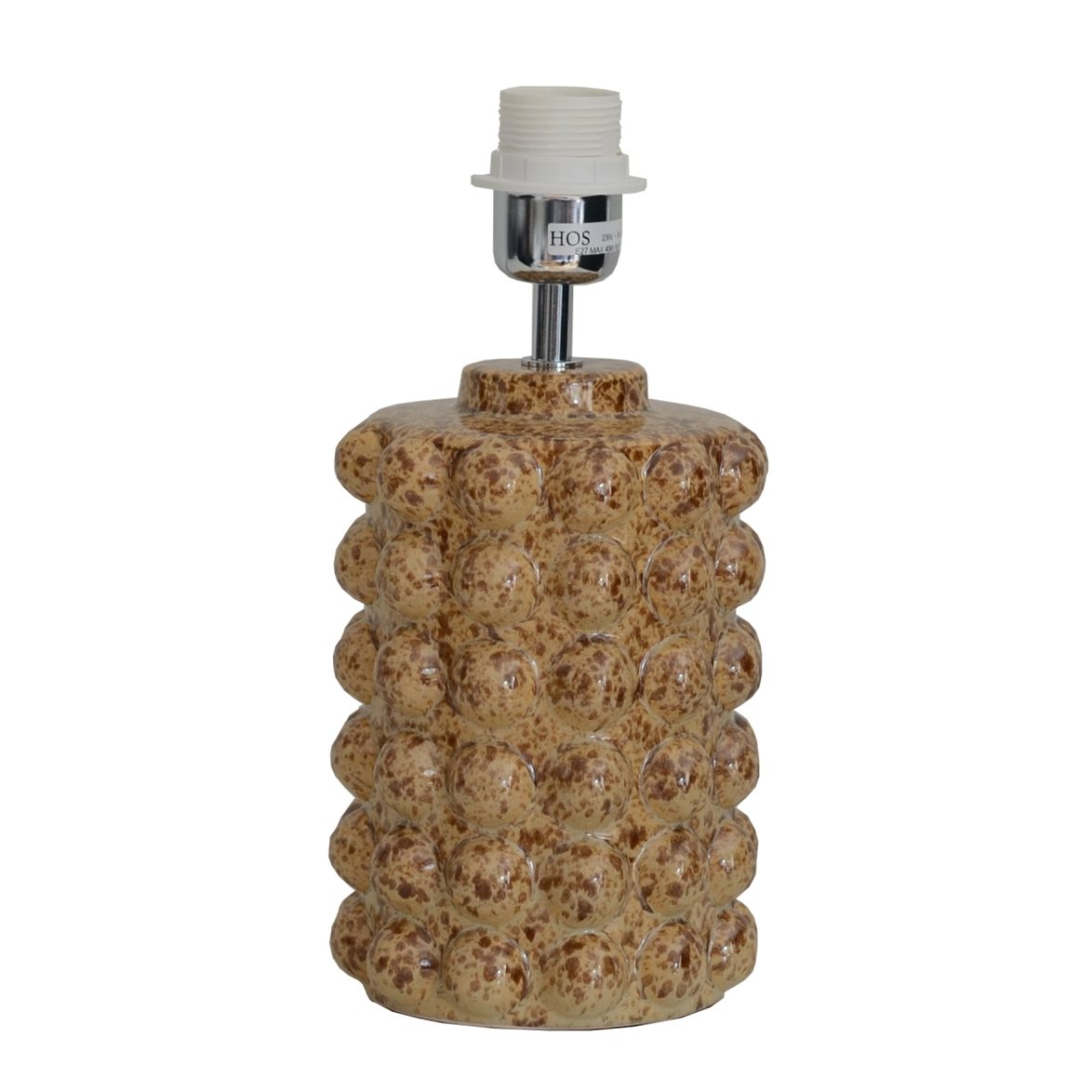 Hallbergs Belysning Bubbels Lampfot S Caramel 15cm