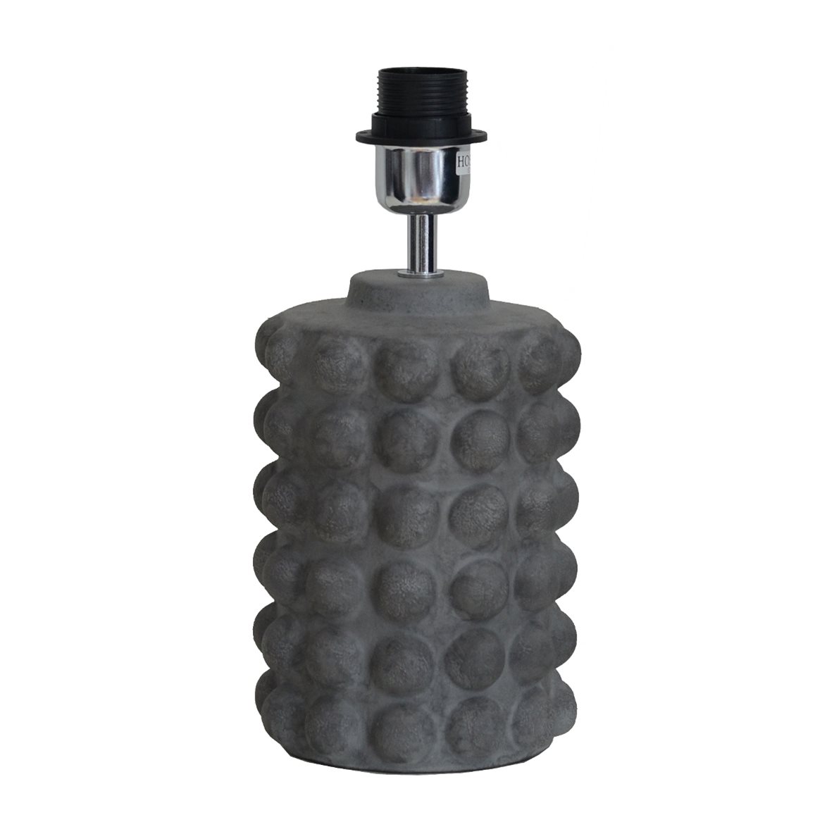 Hallbergs Belysning Bubbels Lampfot S Concrete 15cm | Inomhusbelysning - Bordslampor - Lampfötter | Lampspecialisterna