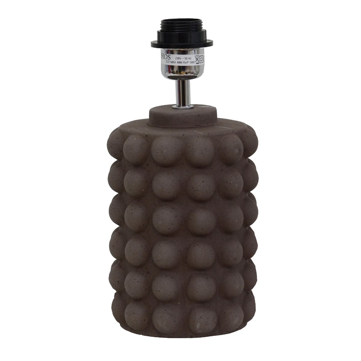 Hallbergs Belysning Bubbels Lampfot S Espresso 15cm