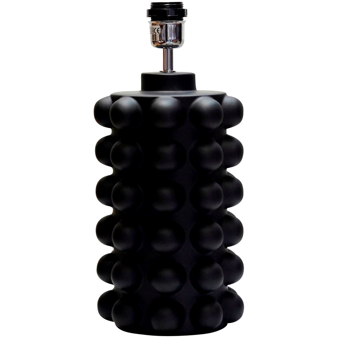 Hallbergs Belysning Bubbels Lampfot S Black matted 15cm | Inomhusbelysning - Bordslampor - Lampfötter | Lampspecialisterna