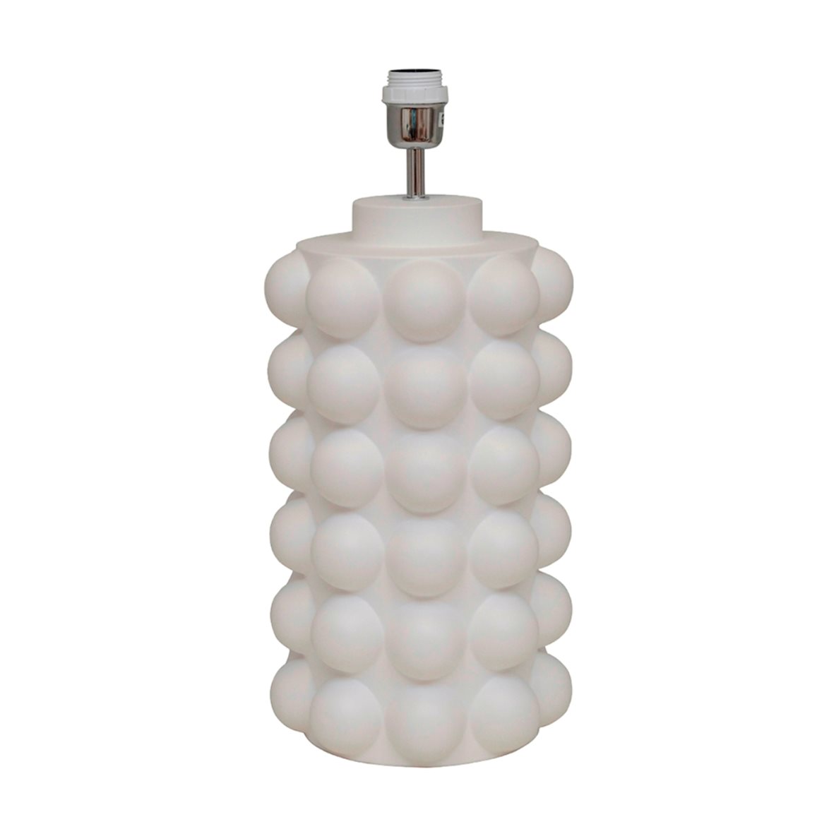 Hallbergs Belysning Bubbels Lampfot L White 23cm | Inomhusbelysning - Bordslampor - Lampfötter | Lampspecialisterna