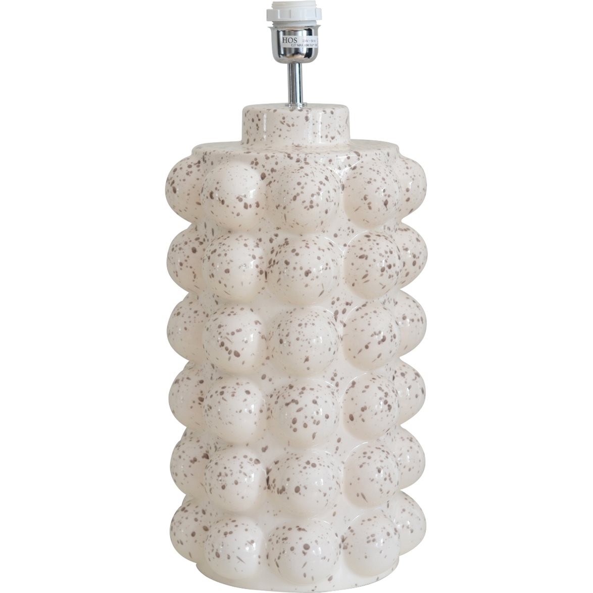 Hallbergs Belysning Bubbels Lampfot L Stracciatella 23cm