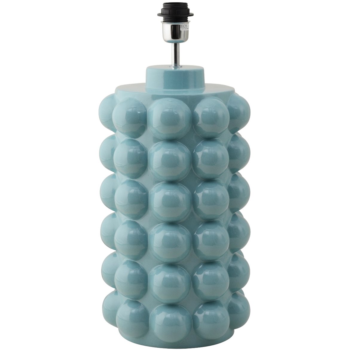 Hallbergs Belysning Bubbels Lampfot L Soft Petrol 23cm | Inomhusbelysning - Bordslampor - Lampfötter | Lampspecialisterna