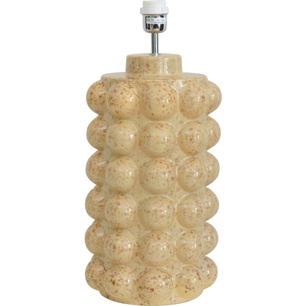 Hallbergs Belysning Bubbels Lampfot L Caramel 23cm