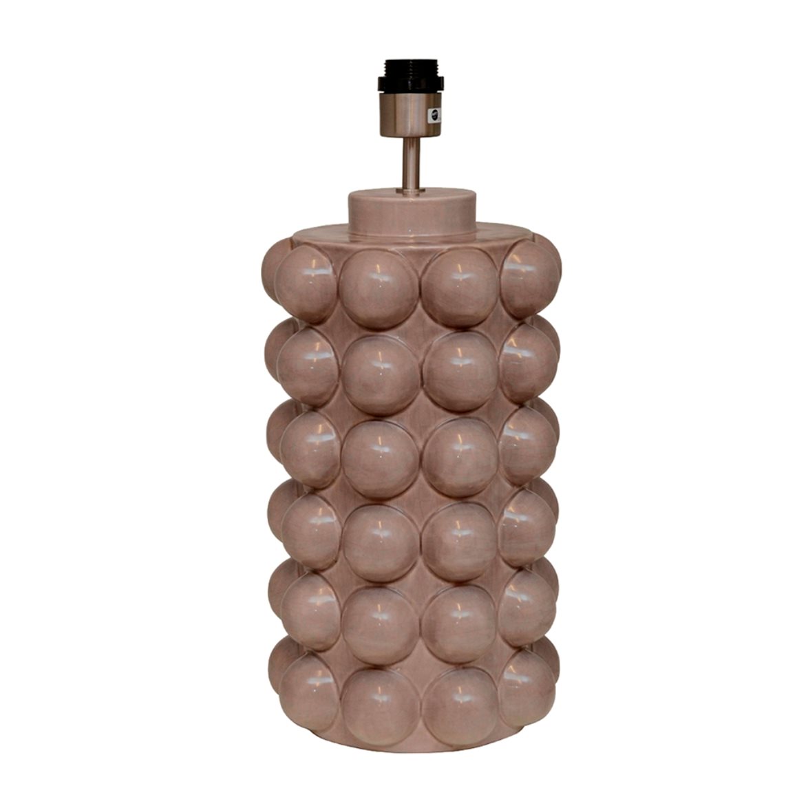 Hallbergs Belysning Bubbels Lampfot L Broken mud grey 23cm