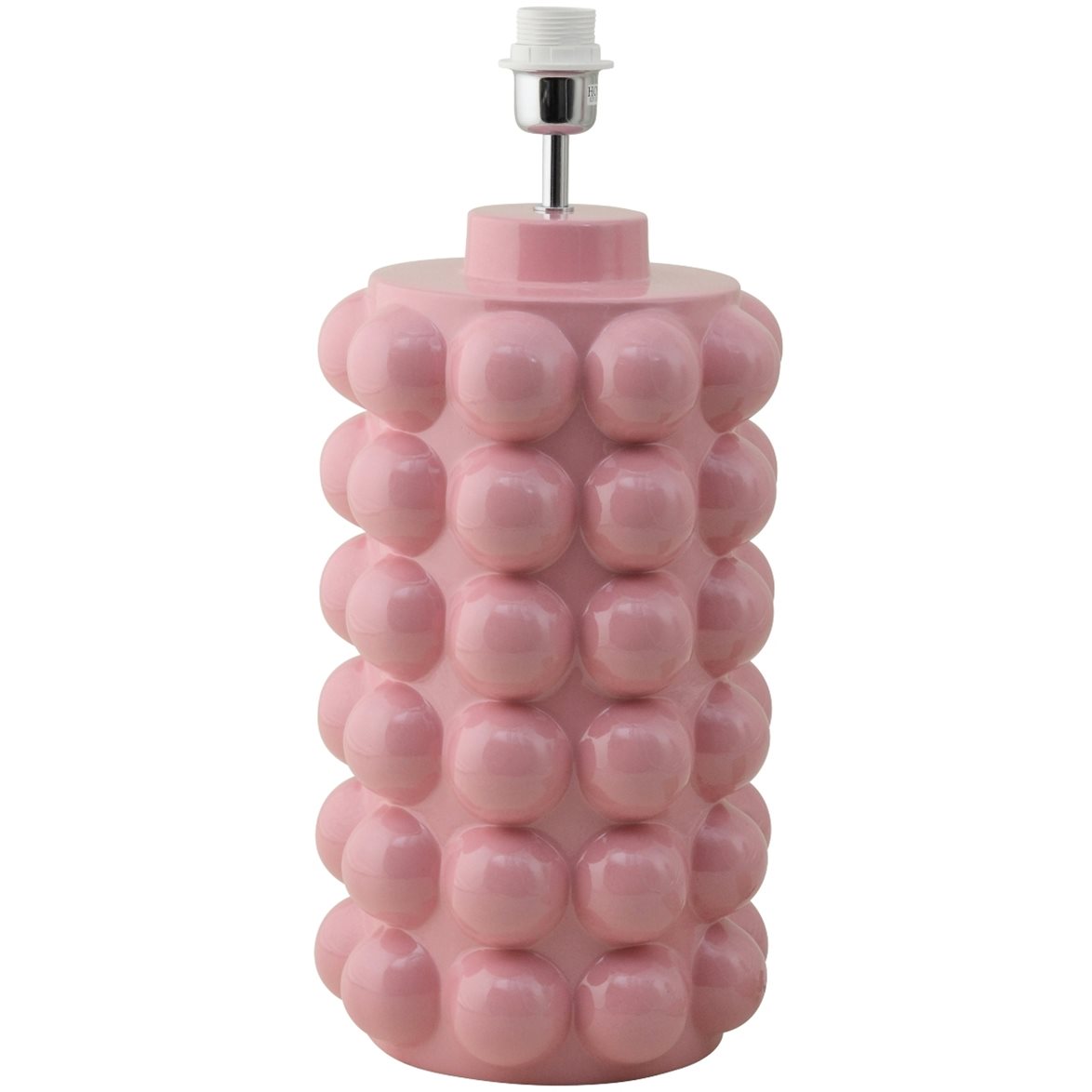 Hallbergs Belysning Bubbels Lampfot L Dimrosa 23cm | Inomhusbelysning - Bordslampor - Lampfötter | Lampspecialisterna