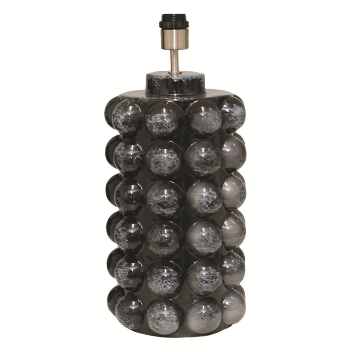 Hallbergs Belysning Bubbels Lampfot L Black marble 23cm | Inomhusbelysning - Bordslampor - Lampfötter | Lampspecialisterna