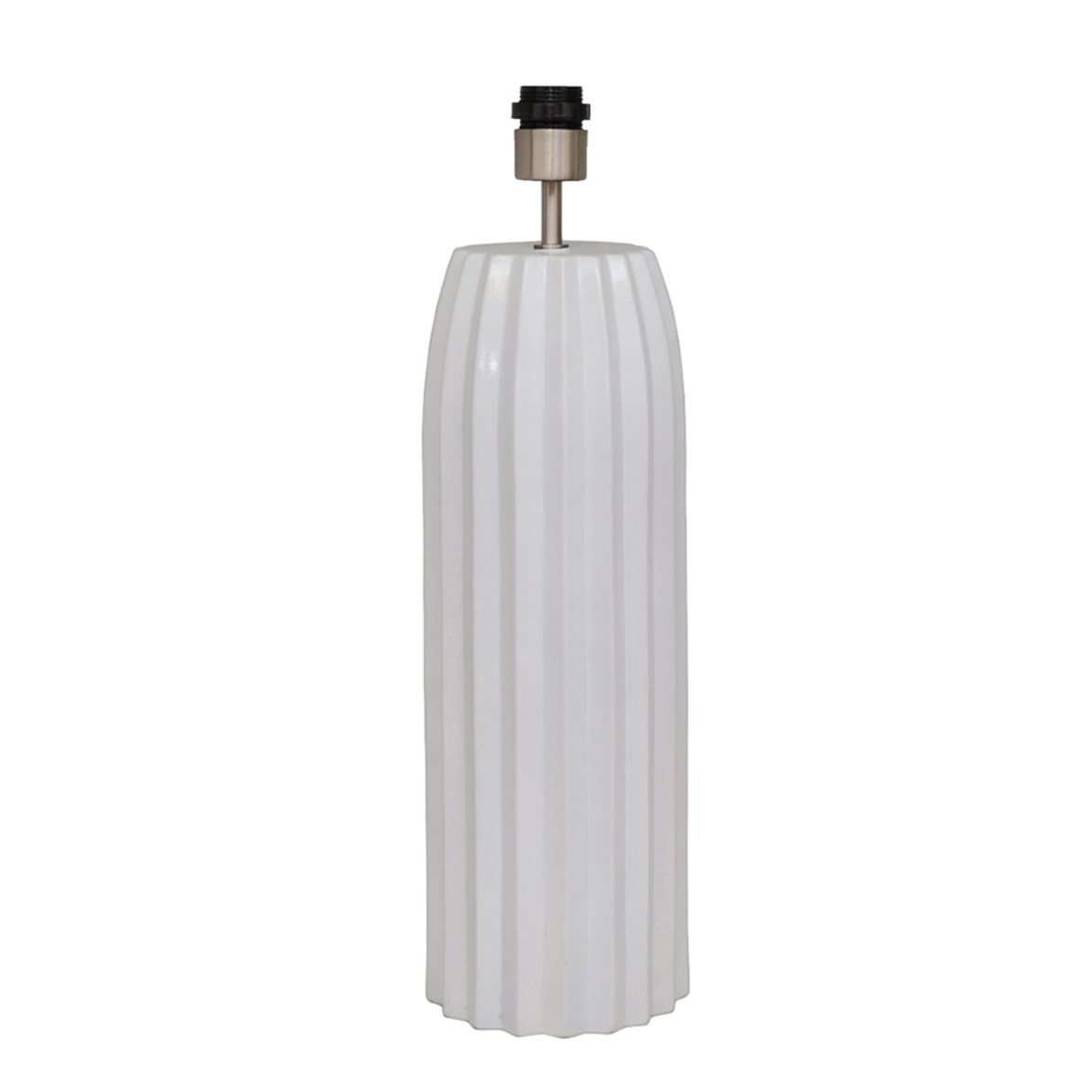 Hallbergs Belysning Bullet Lampfot White 16cm