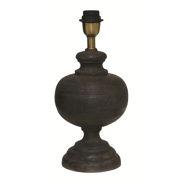 Clark Lampfot Antik svart 14cm