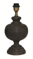 Clark Lampfot Antik svart 14cm