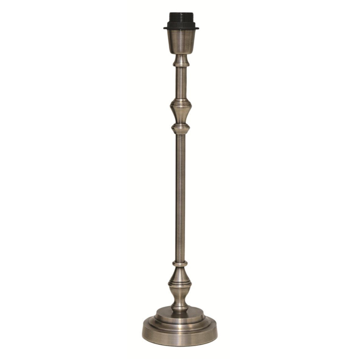 Hallbergs Belysning Nelly Lampfot Mellan Antik silver 12,5cm