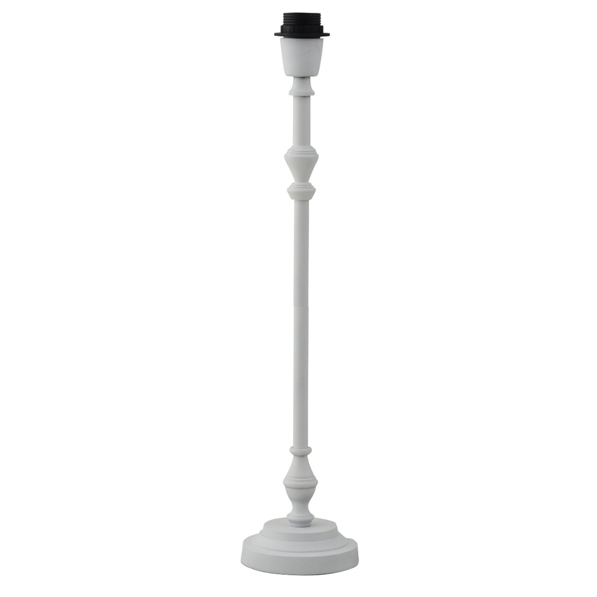 Hallbergs Belysning Nelly Lampfot Hög Vit 15cm | Inomhusbelysning - Bordslampor - Lampfötter | Lampspecialisterna