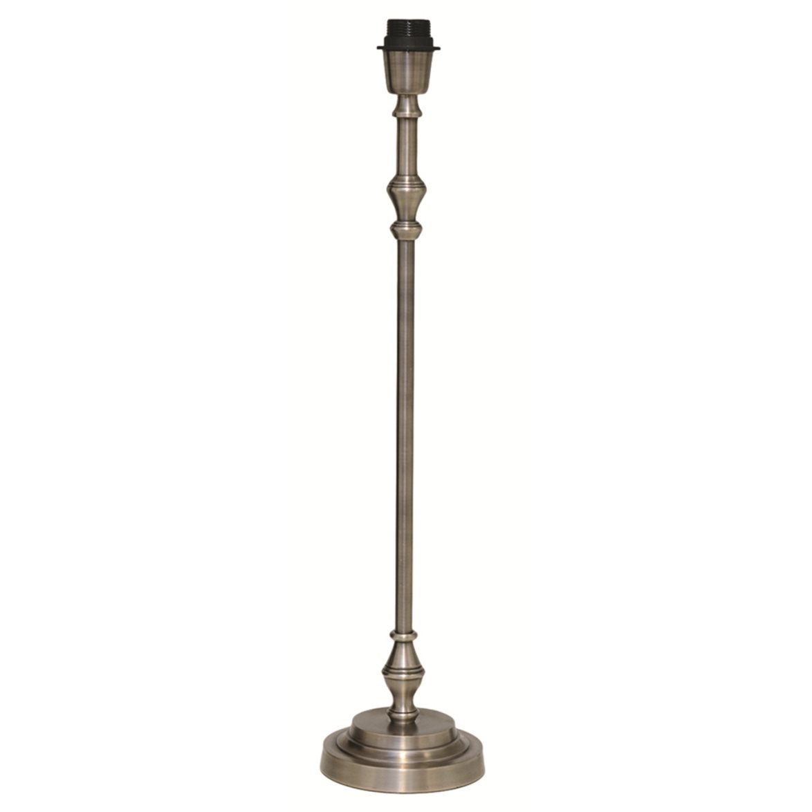 Hallbergs Belysning Nelly Lampfot Hög Antik silver 15cm | Inomhusbelysning - Bordslampor - Lampfötter | Lampspecialisterna