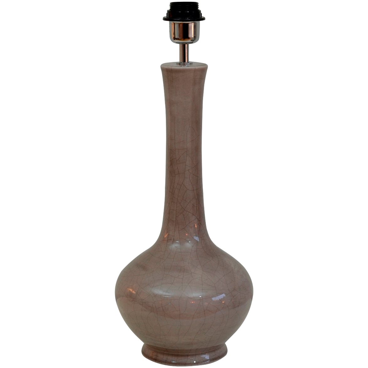 Hallbergs Belysning Bella Lampfot Mud Grey Crack 19cm