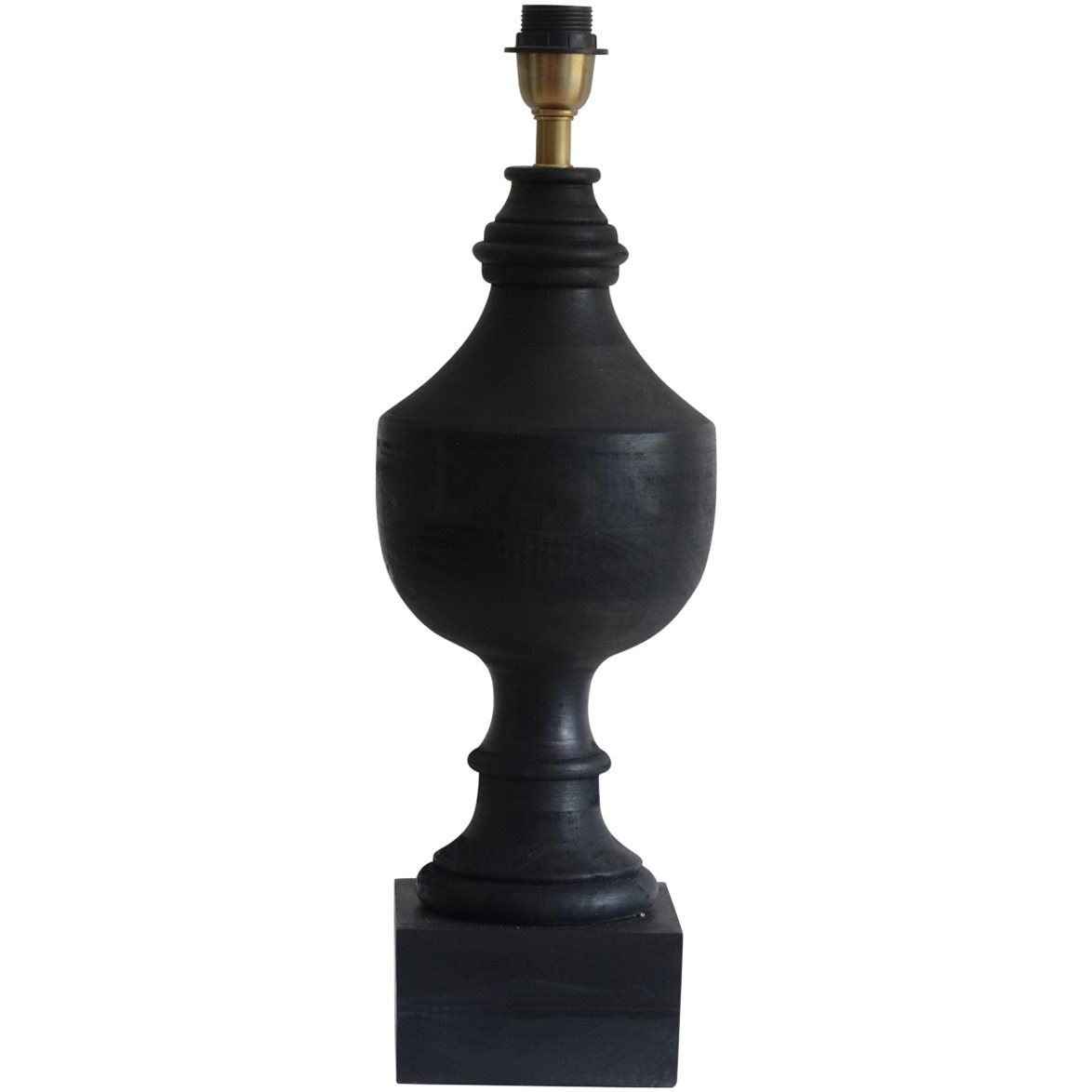 Hallbergs Belysning Nomad Lampfot Antik Svart 15cm | Inomhusbelysning - Bordslampor - Lampfötter | Lampspecialisterna
