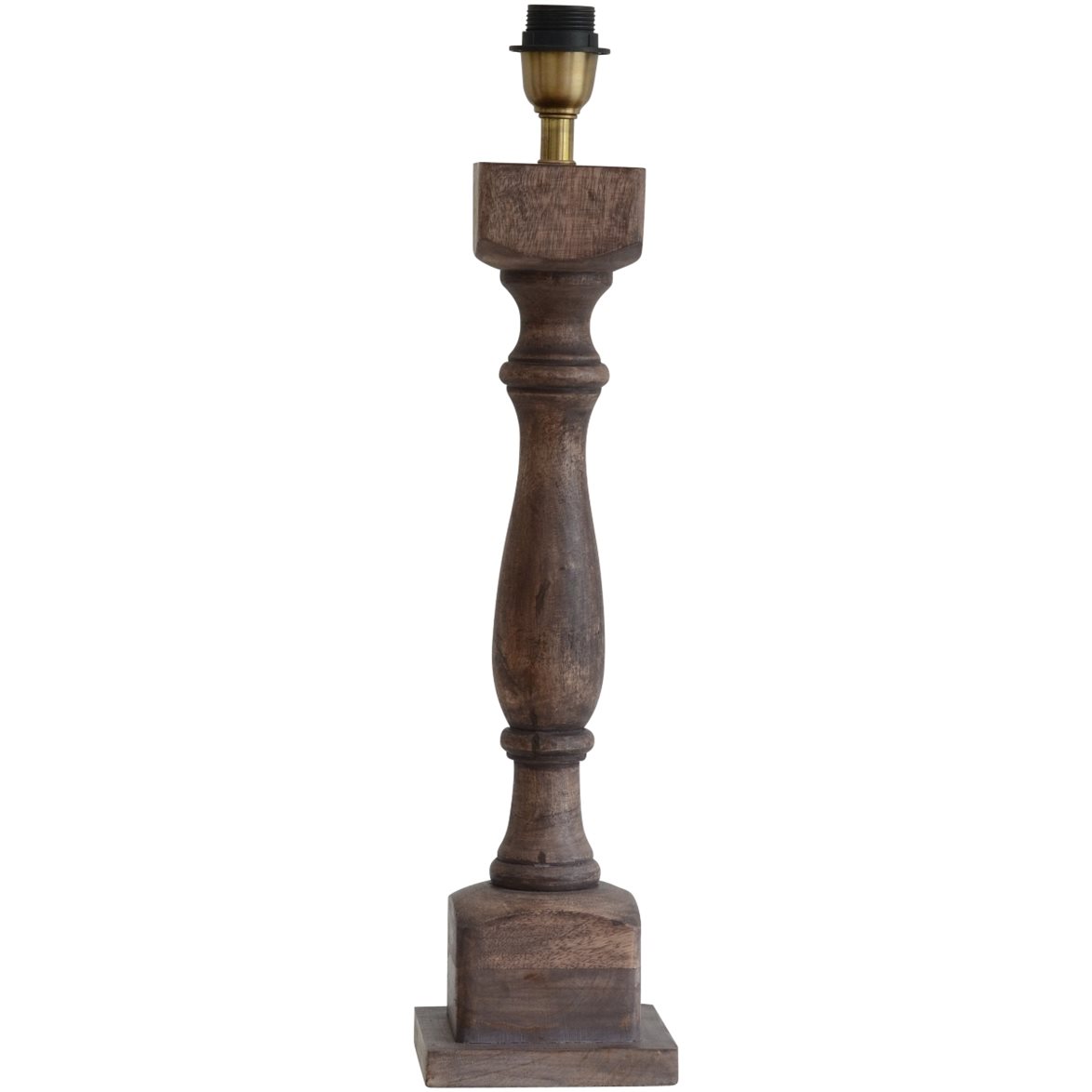 Hallbergs Belysning Newcastle Lampfot Brun 14cm
